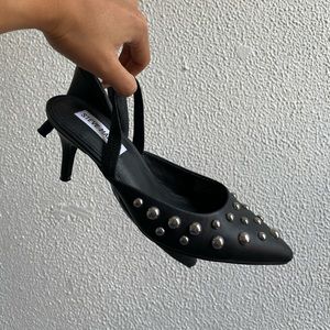 Black Steve Madden Slingback heels